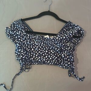 Poka dot top